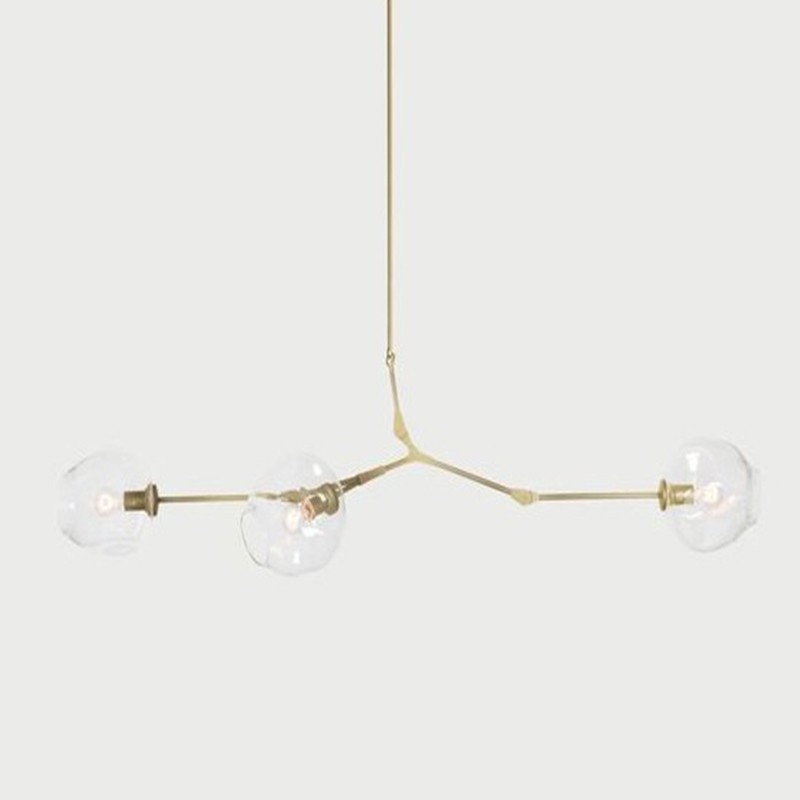 Branching bubble chandelier