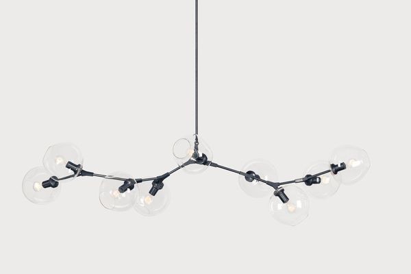 Branching bubble chandelier