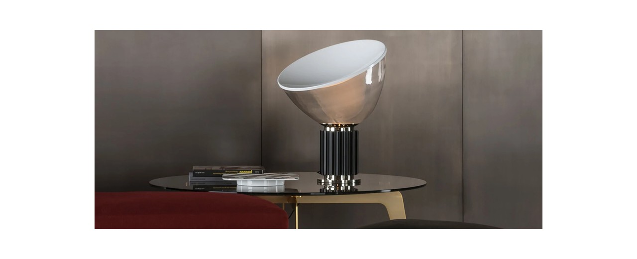 Ramenez à la maison l'excellente lampe de table Taccia et profitez des effets d'éclairage les plus raffinés